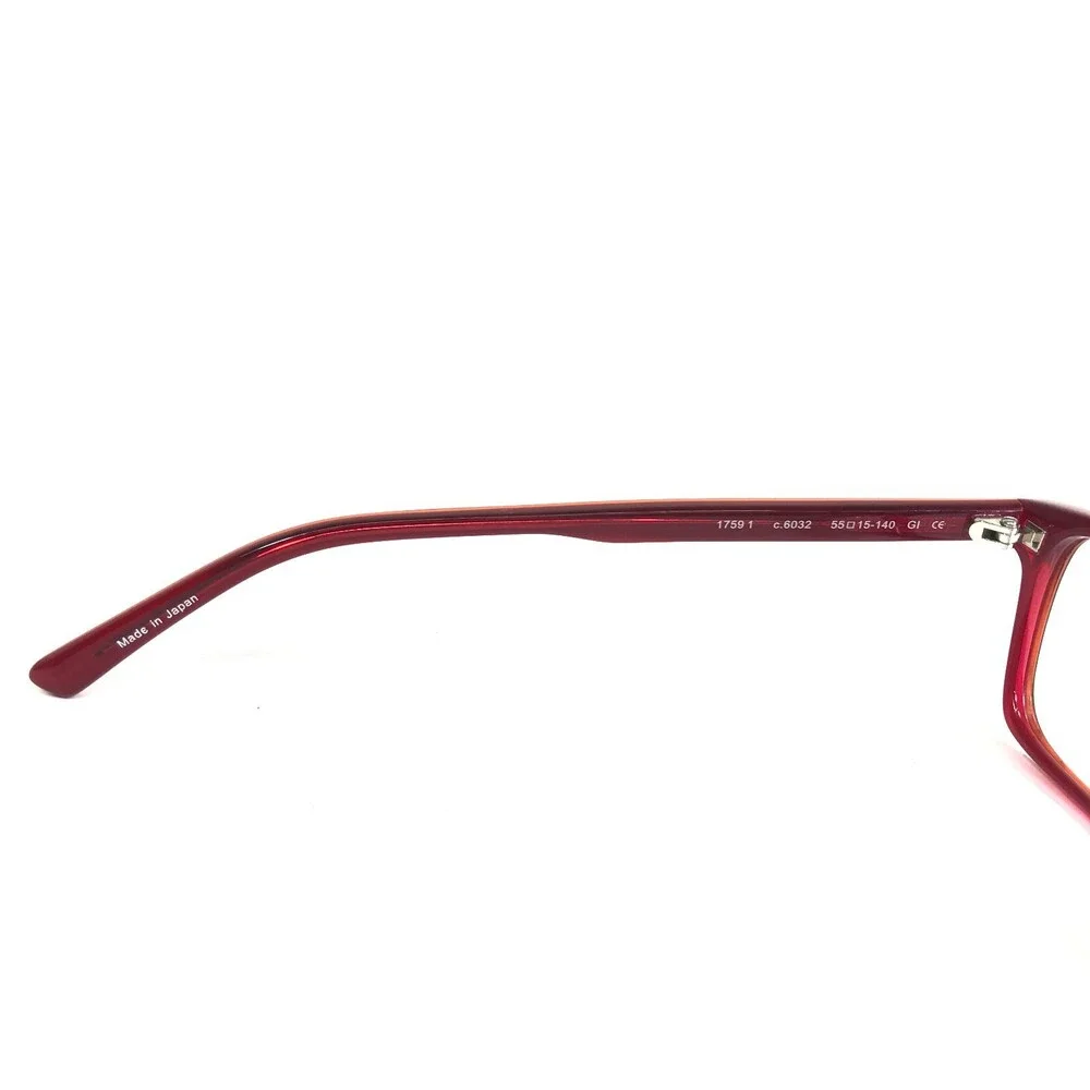 Prodesign Eyeglasses Frames 1759 c.6032 Black Red Cat Eye Full Rim 55-15-140